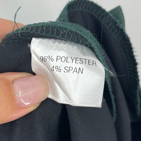 The Frankie Shop NWT | Bea High Waisted Pleated Forest Green Trousers  XS - Picture 11 of 14